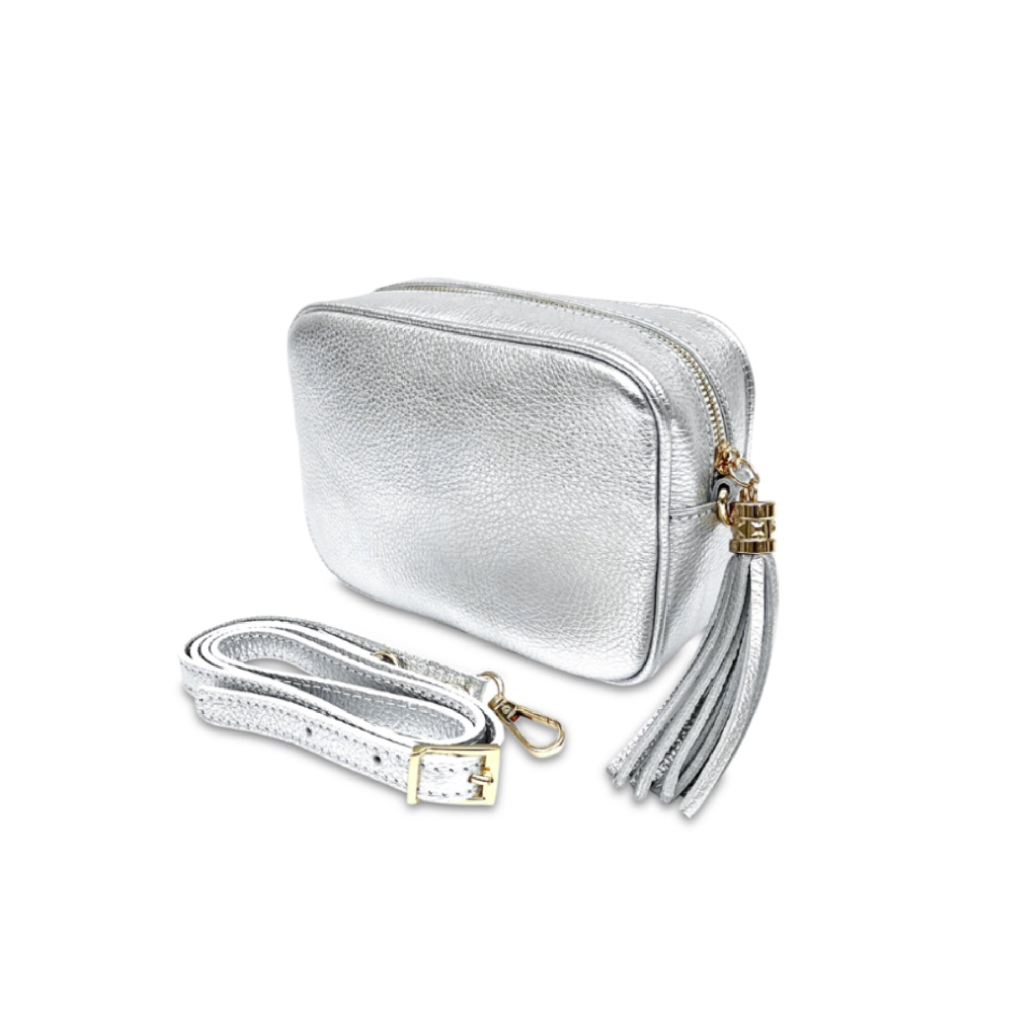 Crossbody Bag With Silver Chain Strap at Carl McNeese blog