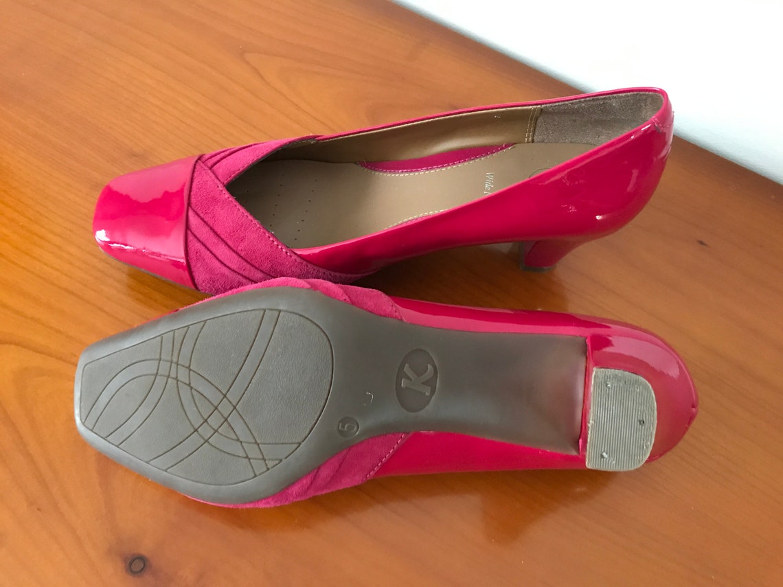 cerise pink court shoes