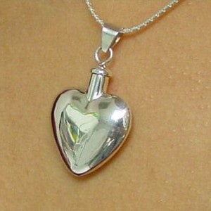 Polished Sterling Heart Keepsake image 2