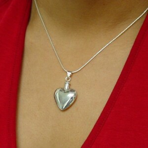 Polished Sterling Heart Keepsake image 1