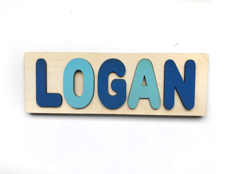 Wooden Personalized Puzzle Custom Basic Name Puzzle