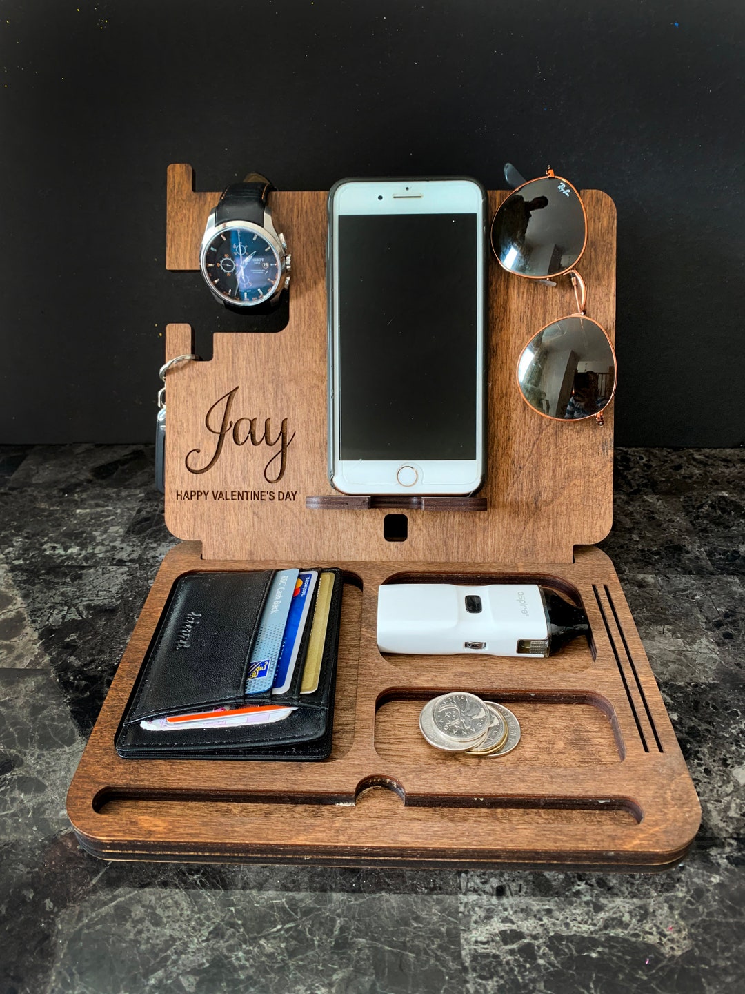 Buy Personalized Docking Station, Desk Organizer, Phone Stand