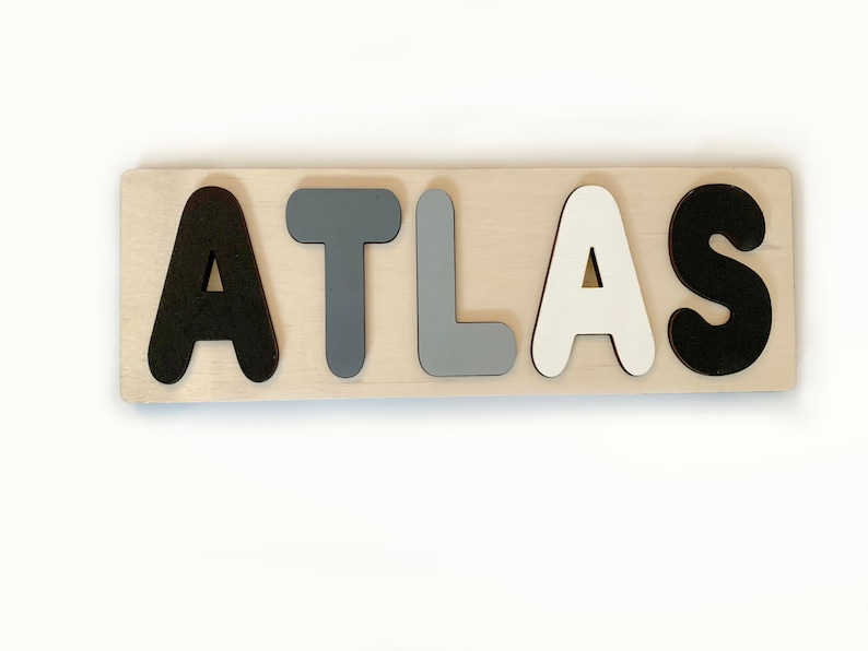 Wooden Personalized Puzzle Custom Basic Name Puzzle