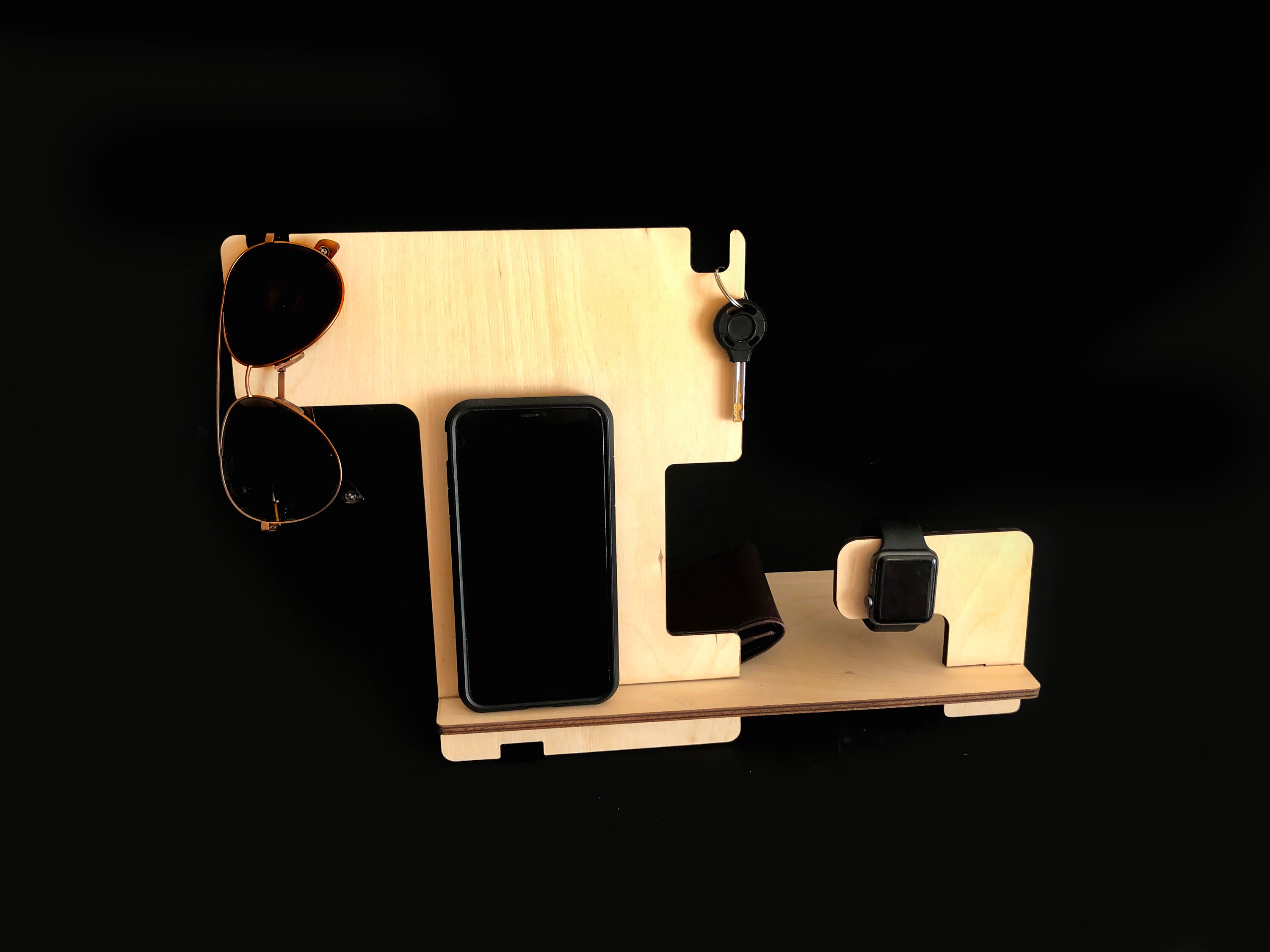 Personalized Docking Station Desk Organizer Phone Stand Etsy