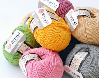 Yarnart jeans, Amigurumi Cotton Yarn,  Knitting Yarn, Soft yarn, Baby Yarns, jeans Yarn, amigurumi, Cotton yarn, amigurumi cotton yarn