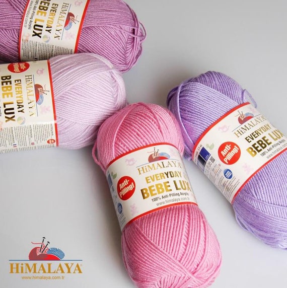 Himalaya Tous Les Jours Bebe Lux Fil 40 Differentes Couleurs Etsy