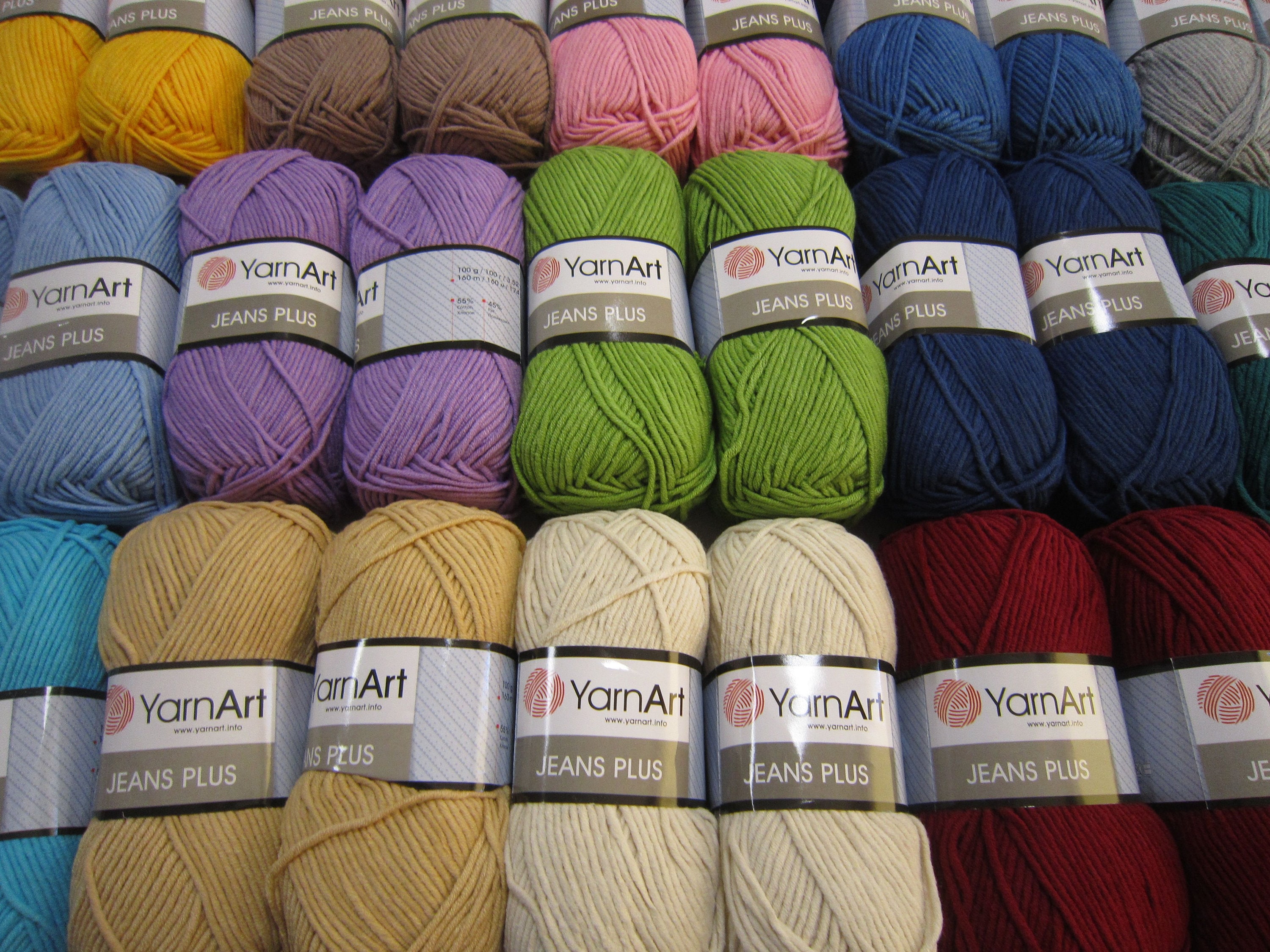 Yarnart jeans plus Amigurumi Cotton Yarn Knitting Yarn Etsy