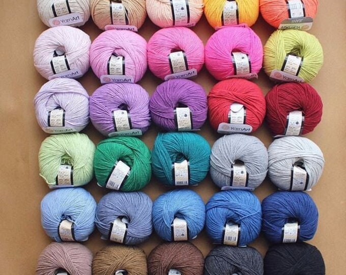 YarnArt Jeans Yarn, Amigurumi Cotton Yarn, Knitting Yarn, Amigurumi Cotton Yarn (72)