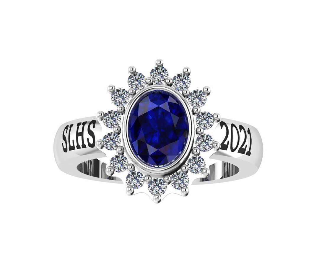 Lady Legend Class Rings Custom Women’s School Class Ring 2021 – Engraved Name Graduation Ring ...