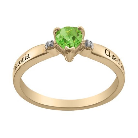 Peridot outlet class ring