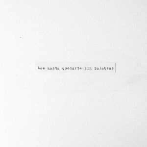 &quot;Read to stay out of words&quot; Film
