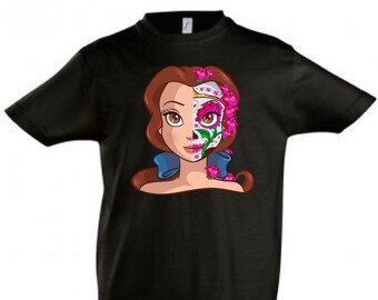 Tribal T-Shirts Cannabis Sugar Skull Tattoo Short Sleeve T-Shirt Dress