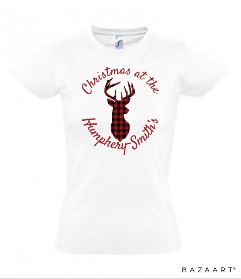 tshirts stag Matching family Christmas at the ......