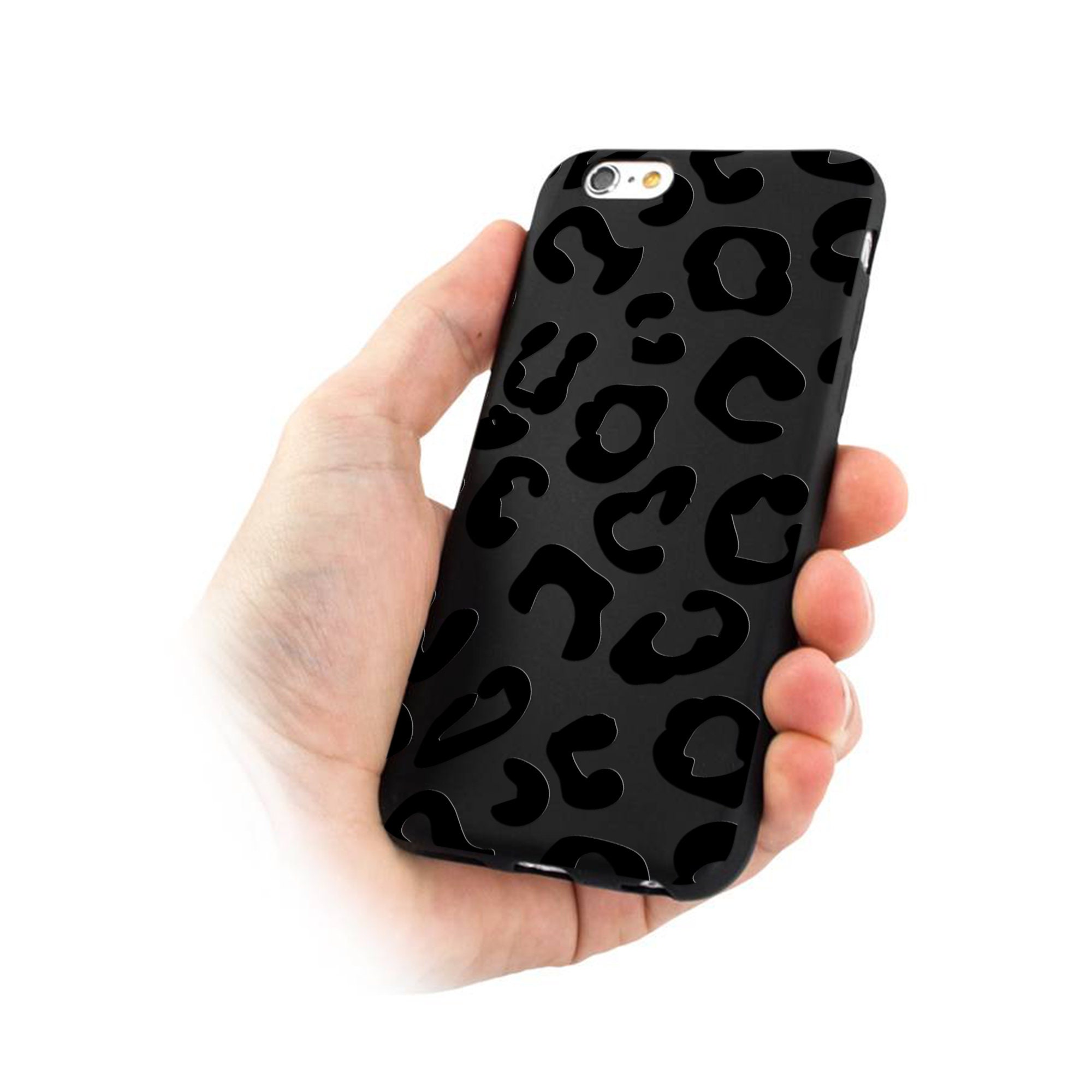Black Leopard Phone Case for Iphone Black on Black Leopard Etsy