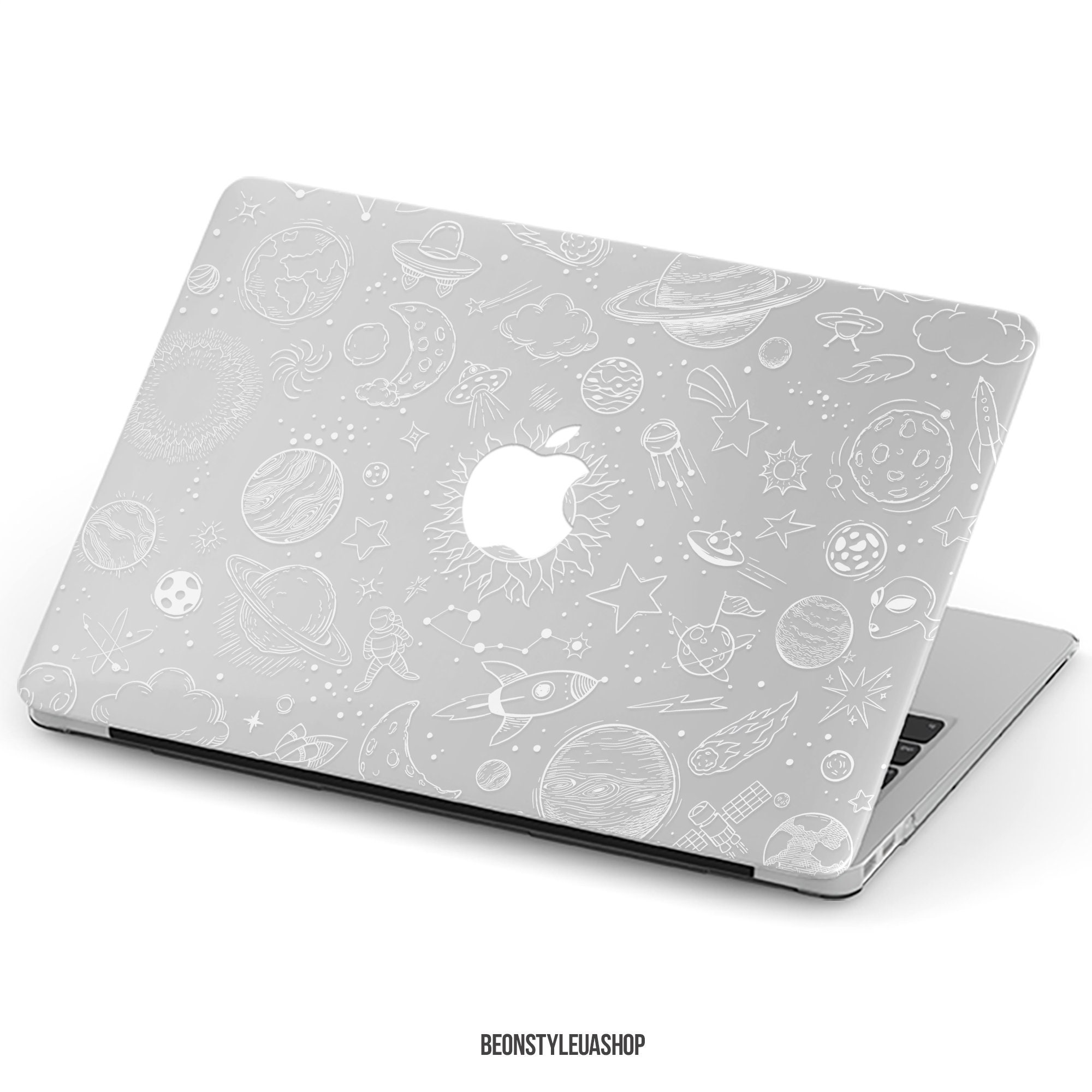 Clear MacBook Case Stars Celestial MacBook Air 13 Case Black Etsy