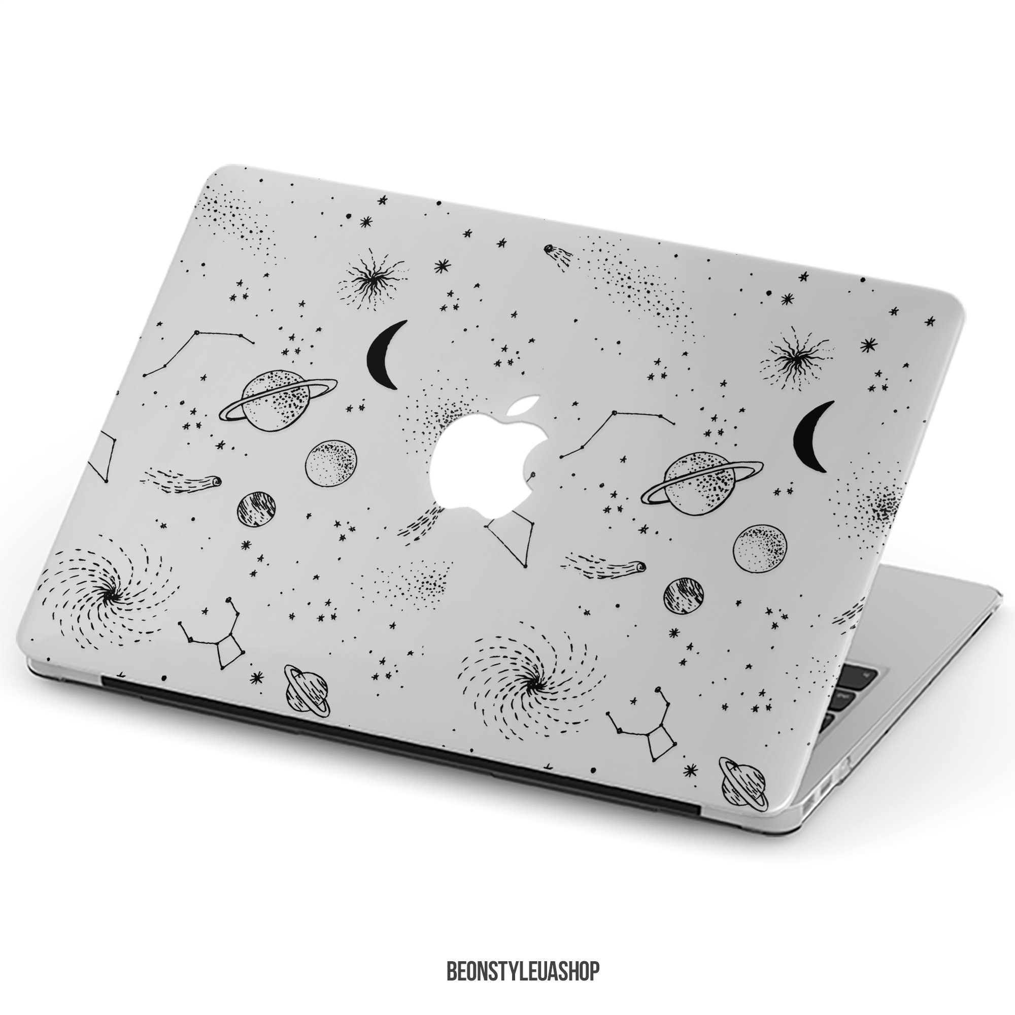 Black Stars Macbook Case Clear Macbook Pro 13 case 2020 Star Etsy