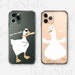 iPhone XS Case iPhone 12 Pro Max Couple Cases Ducks, Gooses iPhone 11 Case For Best Friends or Lovers Funny Case 