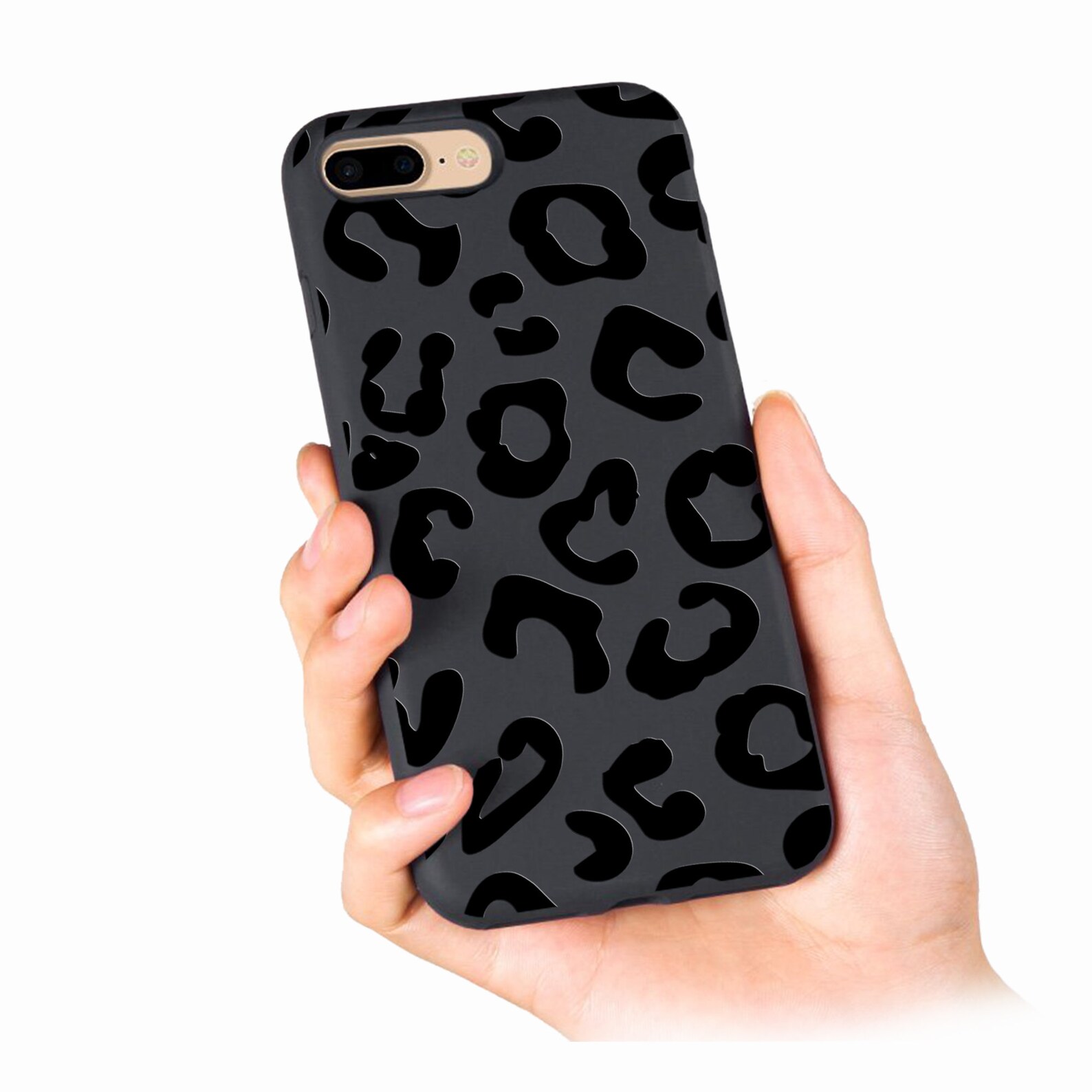 Black Leopard Phone Case for Iphone Black on Black Leopard Etsy
