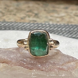 Green Tourmaline Ring