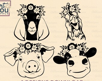 Download Animal Svg Files Etsy