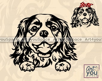 Free Free King Charles Spaniel Svg 207 SVG PNG EPS DXF File