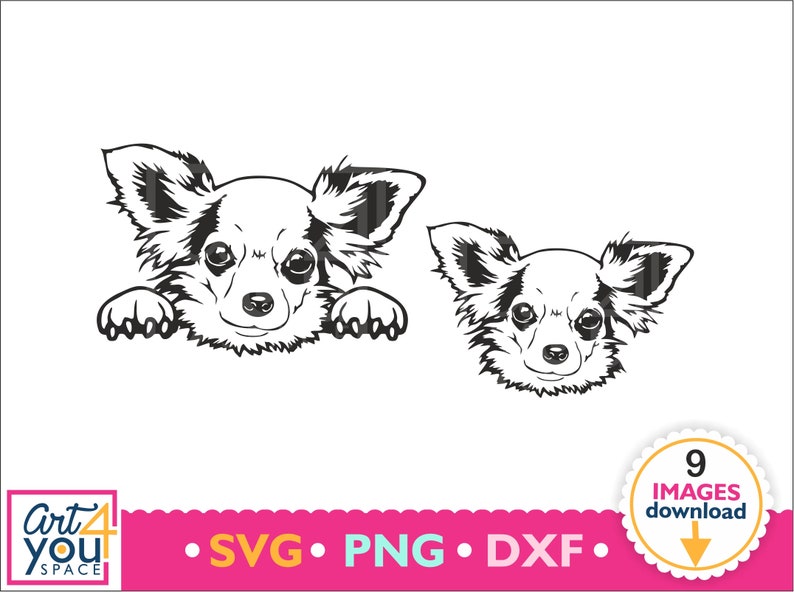 Download Chihuahua SVG bundle dog svg cricut cute animal face | Etsy
