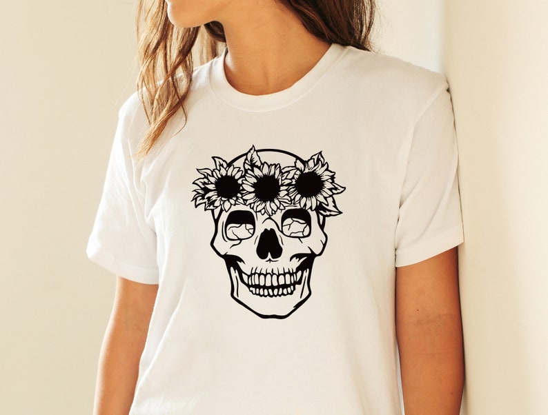 Free Free 216 Sunflower Skull Svg Free SVG PNG EPS DXF File