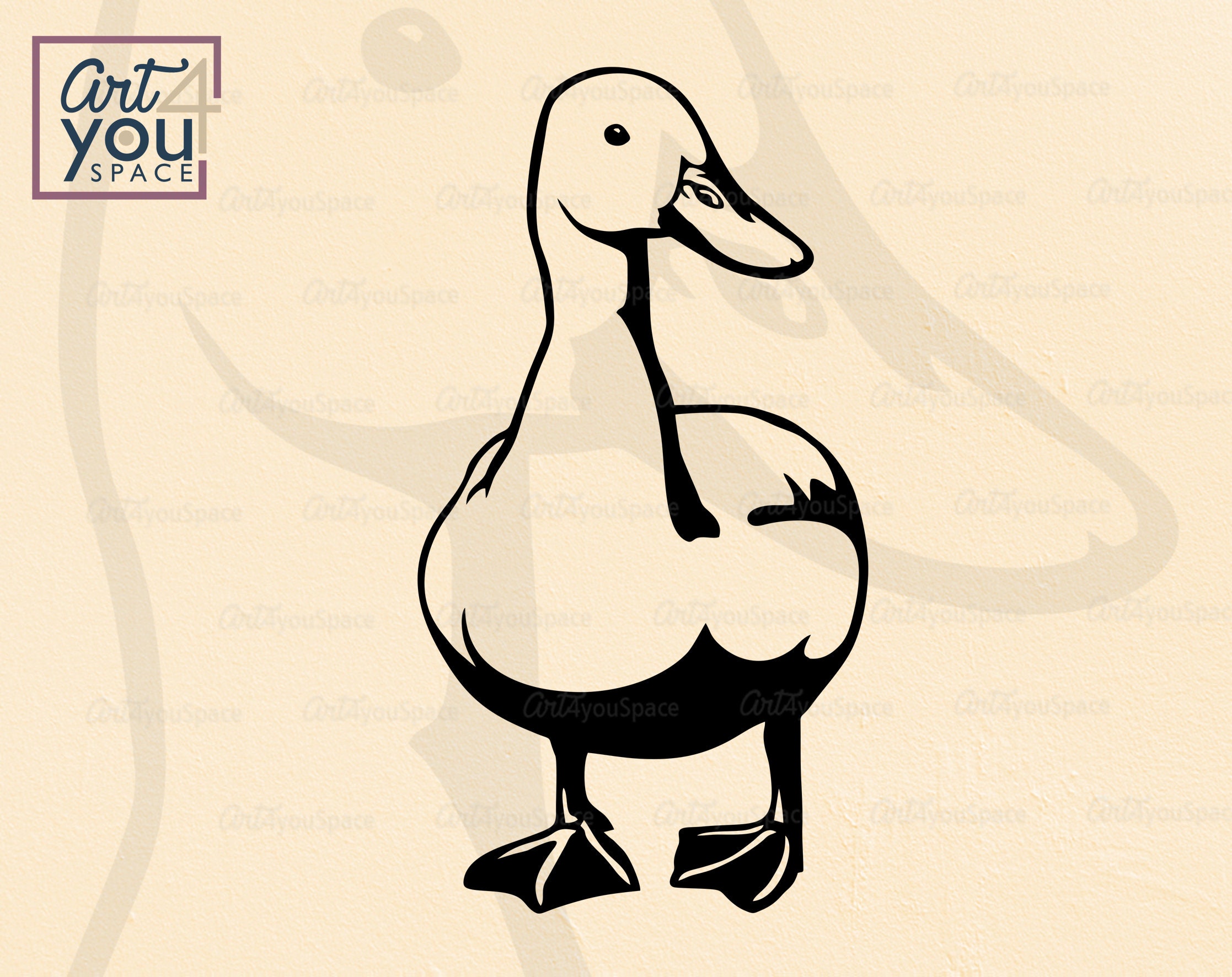 Duck Svg Files for Cricut Clipart Download Farm Life - Etsy