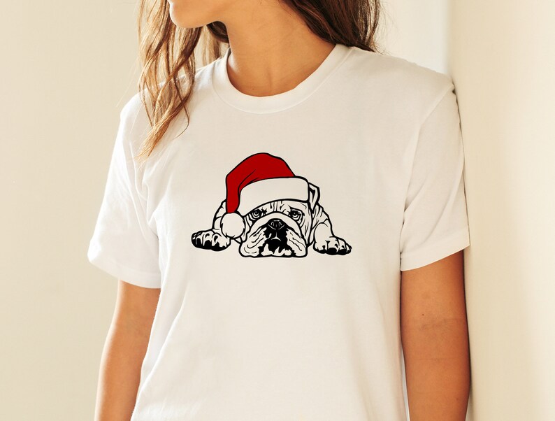 Download American bulldog svg dog svg files for cricut Christmas | Etsy