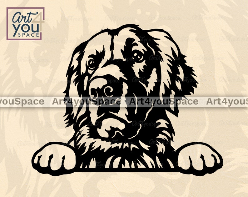Download Golden Retriever svg dog svg files for Cricut Pet Face paw ...