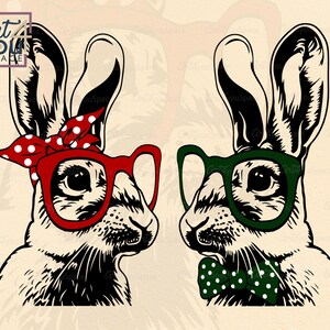 Free Free Bunny Face With Glasses Svg 705 SVG PNG EPS DXF File