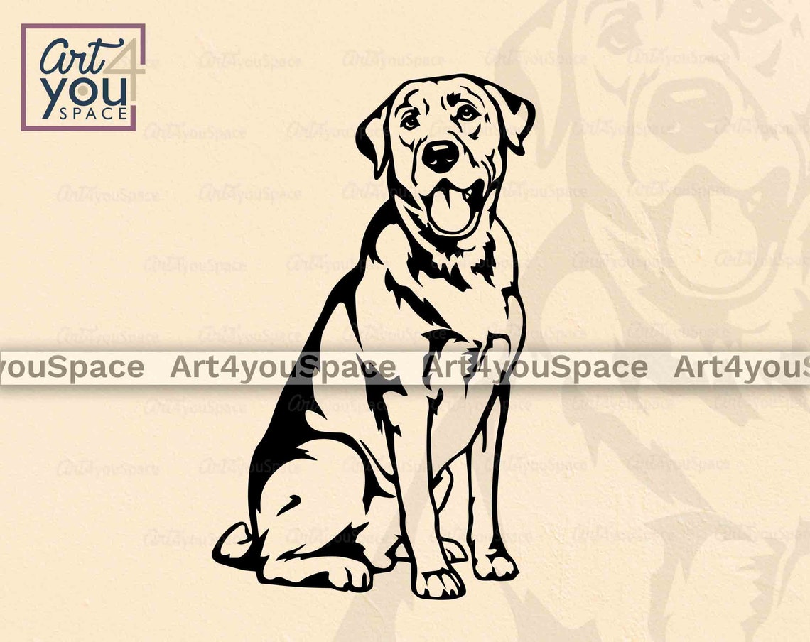 Labrador Svg Files for Cricut, Dog Svg Clipart Instant Download, Lab ...