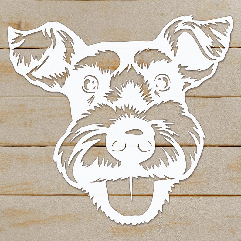 Download Miniature schnauzer svg dog svg cricut Face Head clipart ...