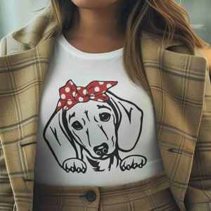 Miniature Dachshund  Svg Cricut