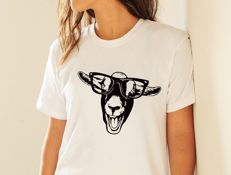 Download Crazy goat lady svg goat glasses svg cricut funny farm | Etsy