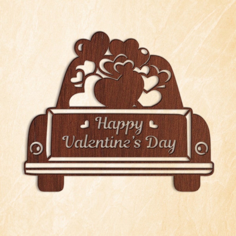 Download Valentine truck svg truck with hearts boys Valentine ...