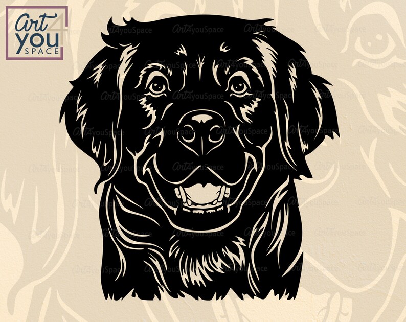 Download Black Labrador svg dog svg cricut black Golden retriever ...