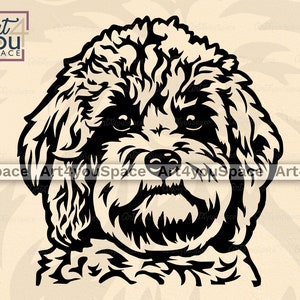 Cavapoo Svg Dog SVG File Cricut Cute Puppy Clipart Download - Etsy