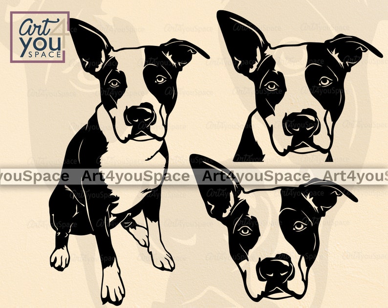 Free Free American Staffordshire Terrier Svg 256 SVG PNG EPS DXF File