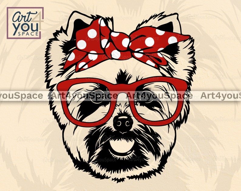 Download Yorkshire Terrier SVG Dog svg cricut Yorkie mom dad clipart | Etsy