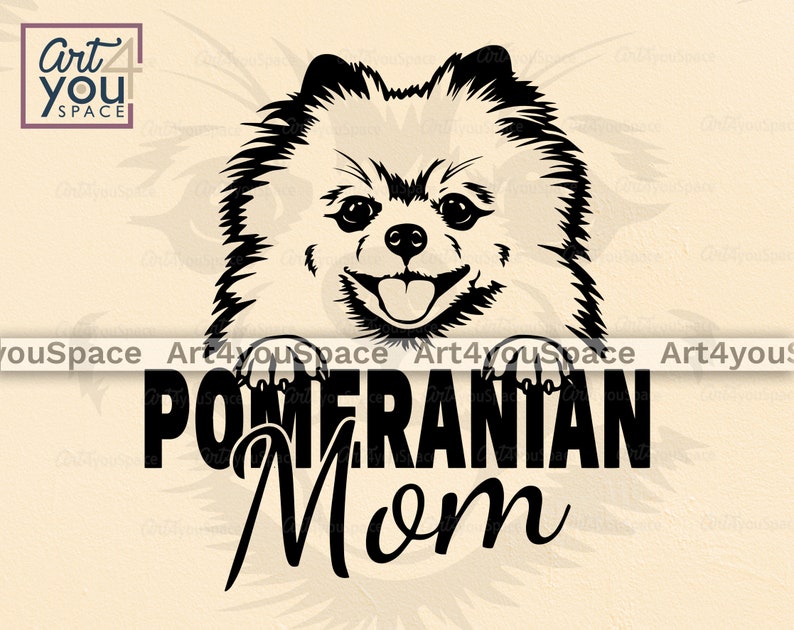 Download Pomeranian svg dog SVG file for Cricut Cute pet face | Etsy
