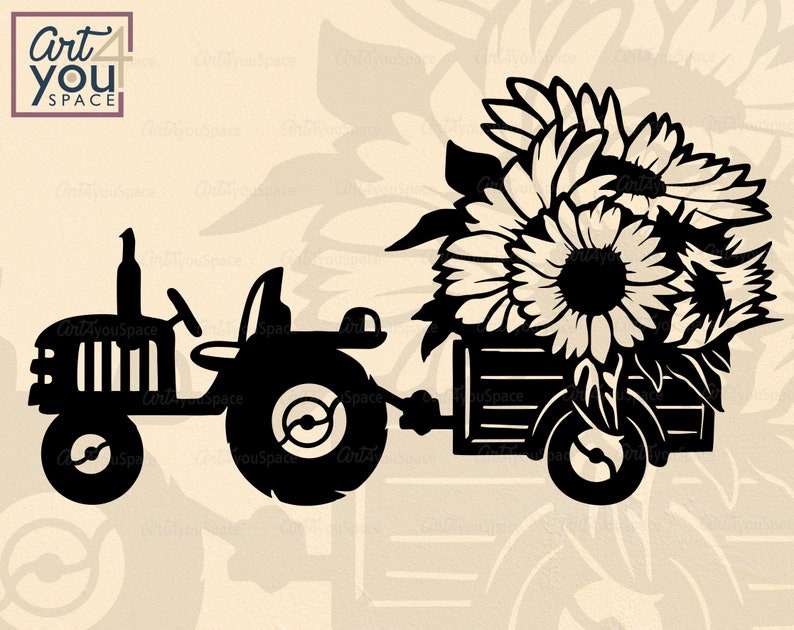 Download Thanksgiving truck svg pumpkin clipart sunflower vector | Etsy