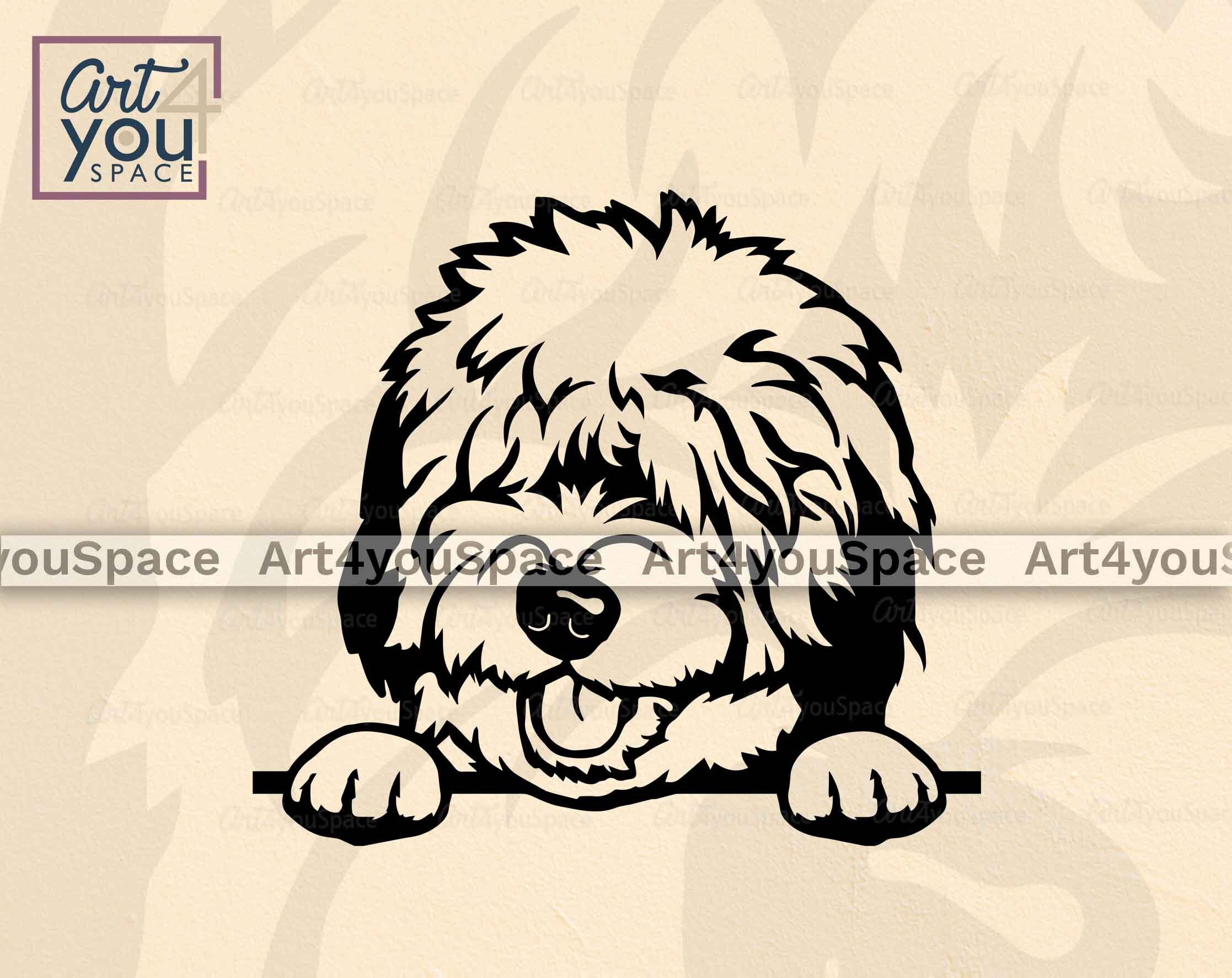 Old English Sheepdog Vector Illustration Royalty Free SVG, Cliparts,  Vectors, and Stock Illustration. Image 87466834.