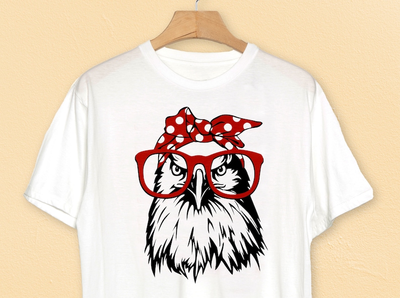 Download Funny eagle SVG bald eagle head with bandana glasses ...