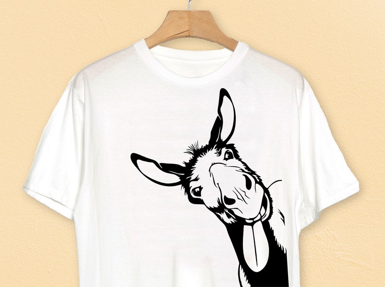 Download Donkey Svg files for cricut Funny farm animal clipart | Etsy