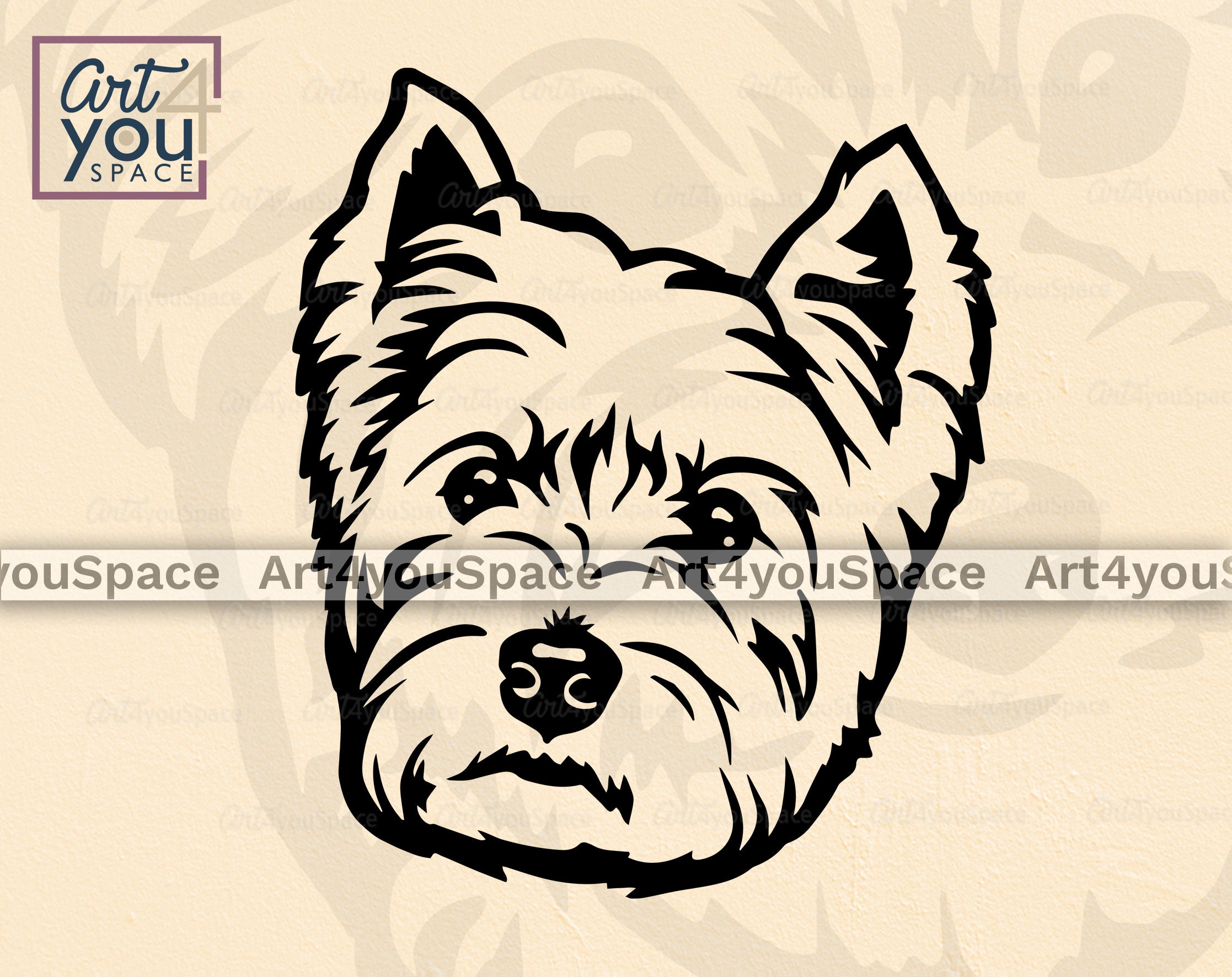 West Highland White Terrier Dog Svg Cricut Westie Clipart Etsy Canada