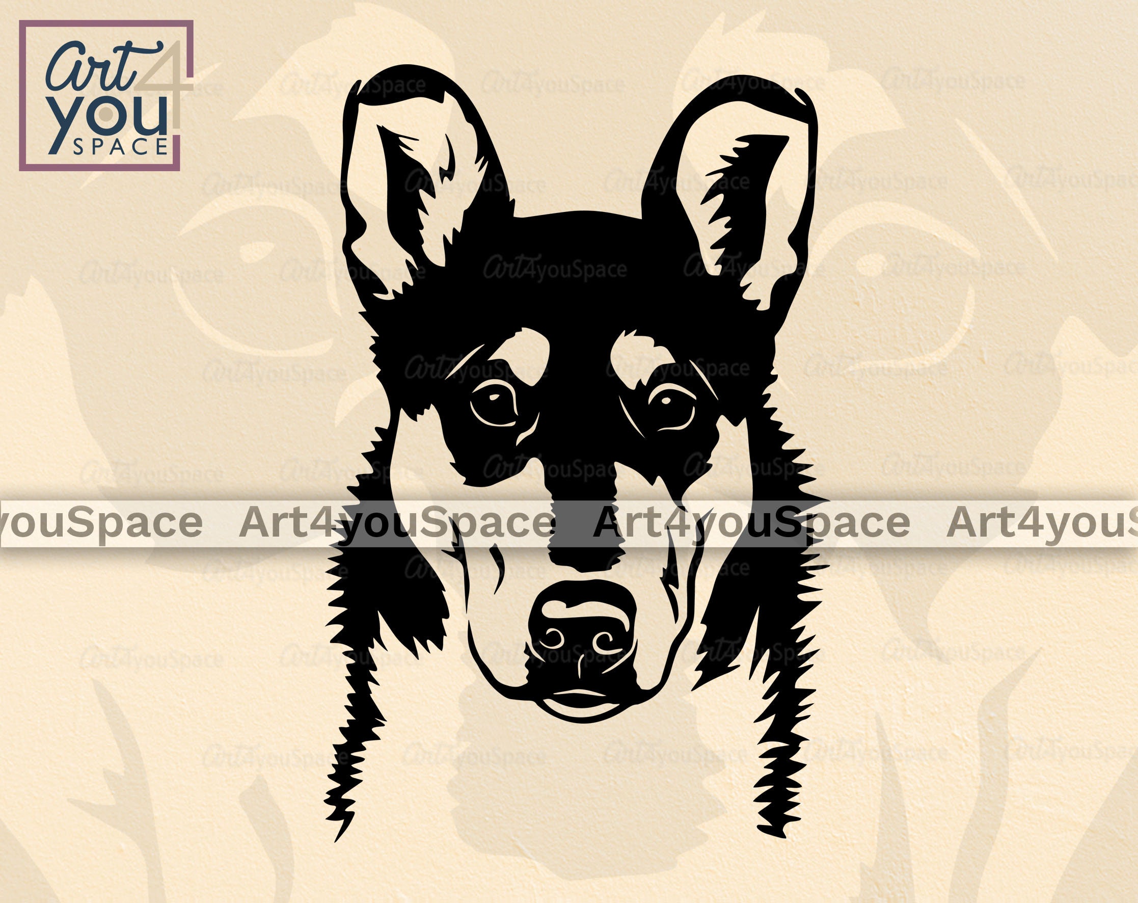 Smooth Collie Svg Dog Svg Files for Cricut Rough Short Etsy