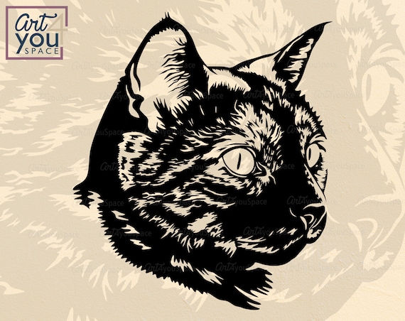 Design PNG E SVG De Gato Animal Simples Para Camisetas