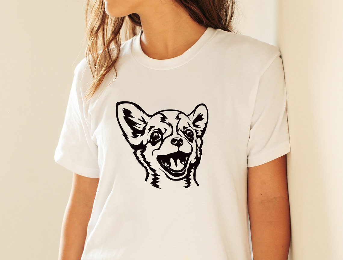 Download Chihuahua mom SVG Dog Cricut project Funny peeking pet ...