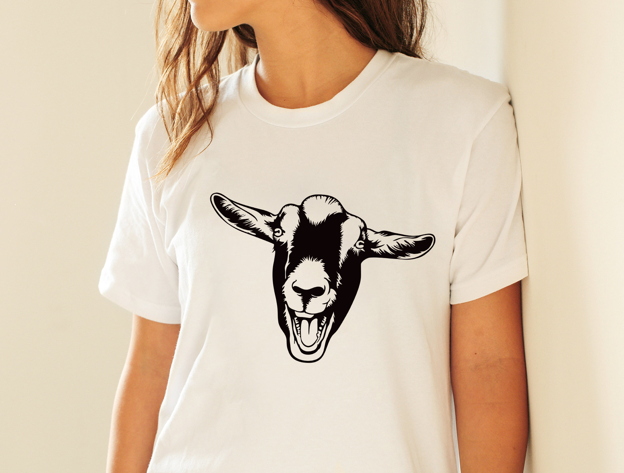 Download Goat head svg cricut clipart farm animal funny face ...